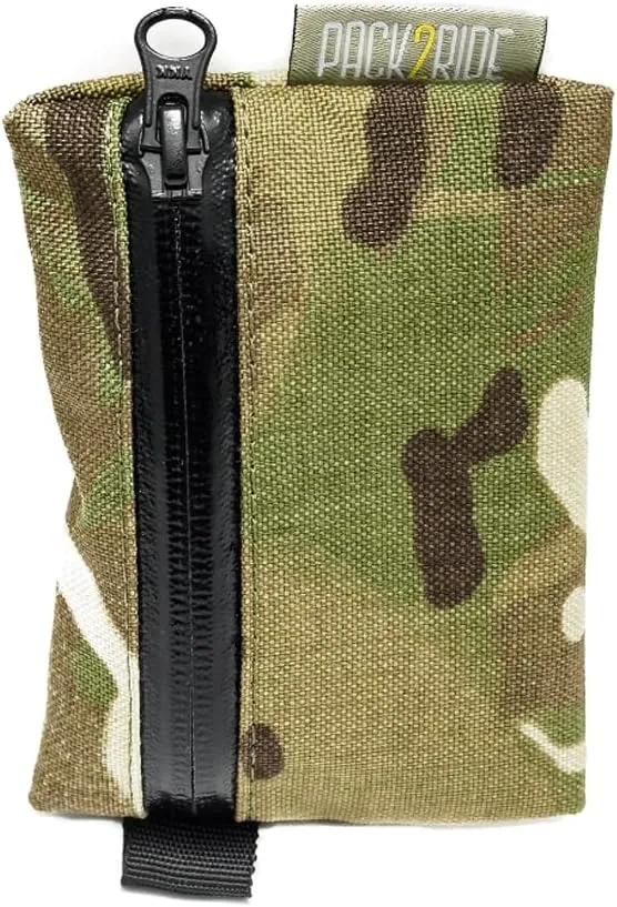 Karman Zipper Pouch - Lightweight, Flexible, Water and Abrasion Resistant Compact Zip Pouch Wallet for Women & Men, Multi-Purpose Holder for Cards, Cash, and Essentials