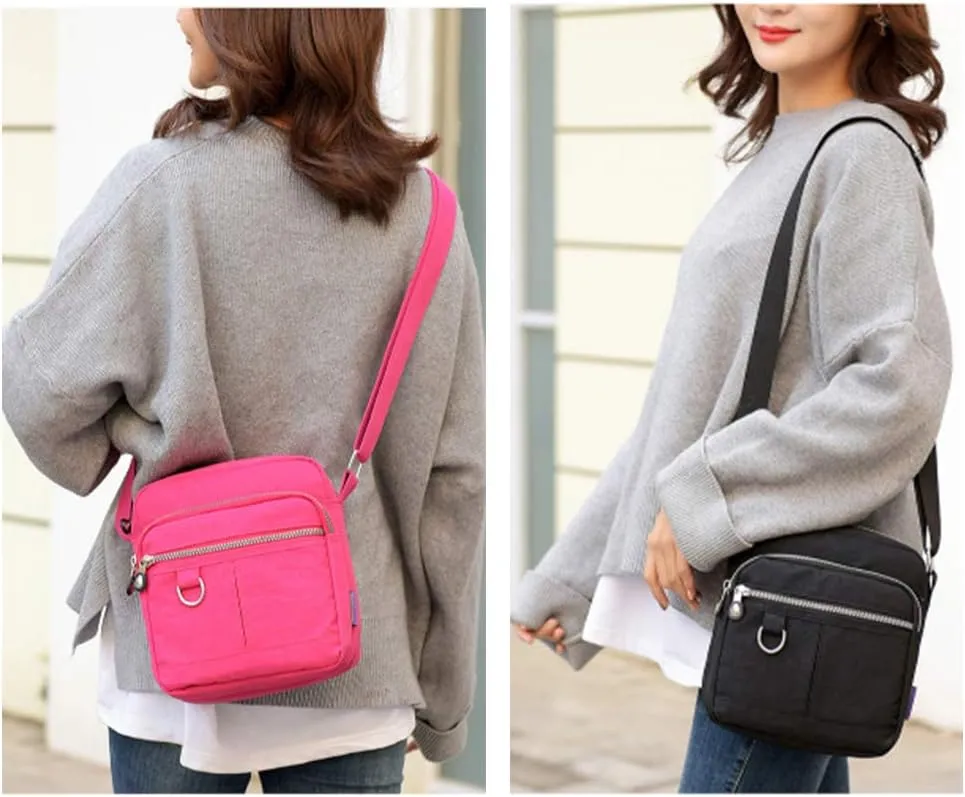 KARRESLY Casual Nylon Purse Handbag Crossbody Bag Waterproof Shoulder Bag for Women