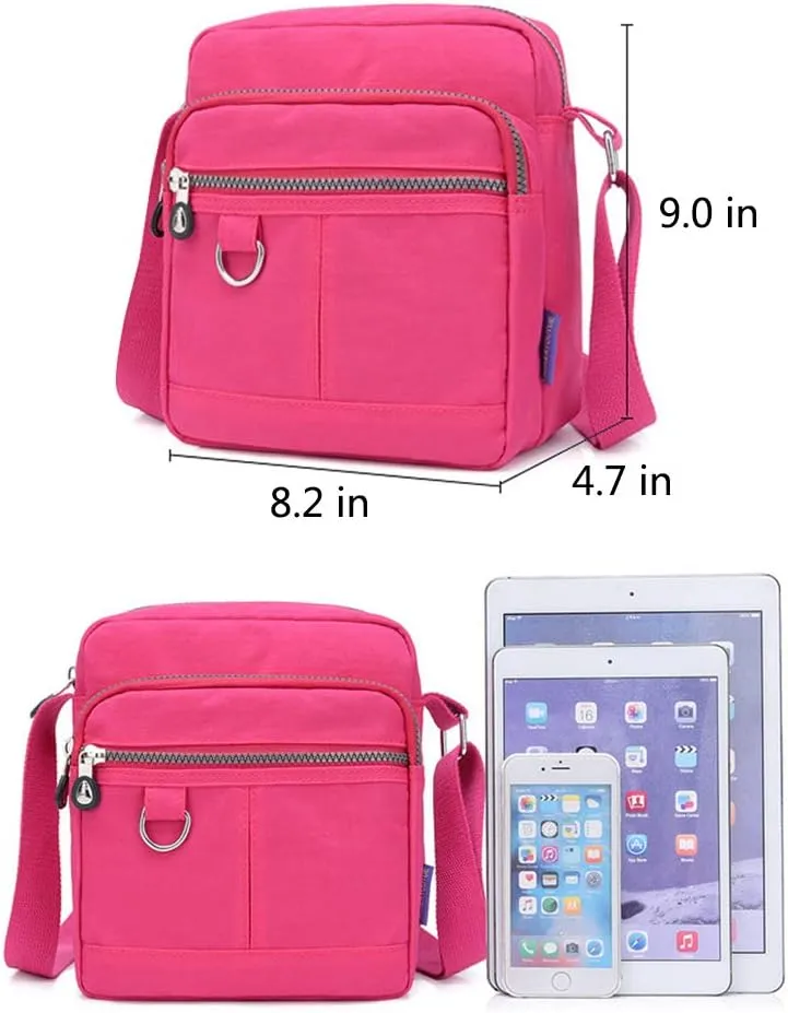 KARRESLY Casual Nylon Purse Handbag Crossbody Bag Waterproof Shoulder Bag for Women
