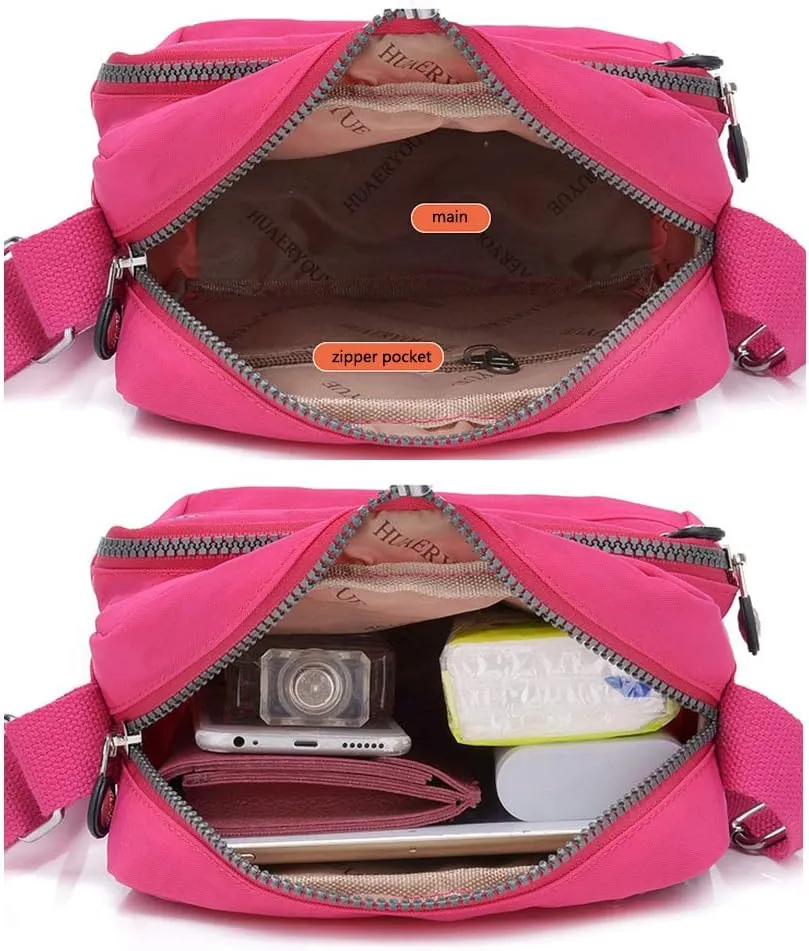 KARRESLY Casual Nylon Purse Handbag Crossbody Bag Waterproof Shoulder Bag for Women
