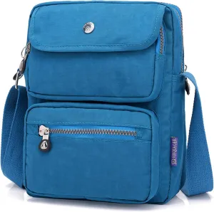 KARRESLY Women Crossbody Bag Shoulder Handbags Small Nylon Purse Waterproof Multi Pockets Bags