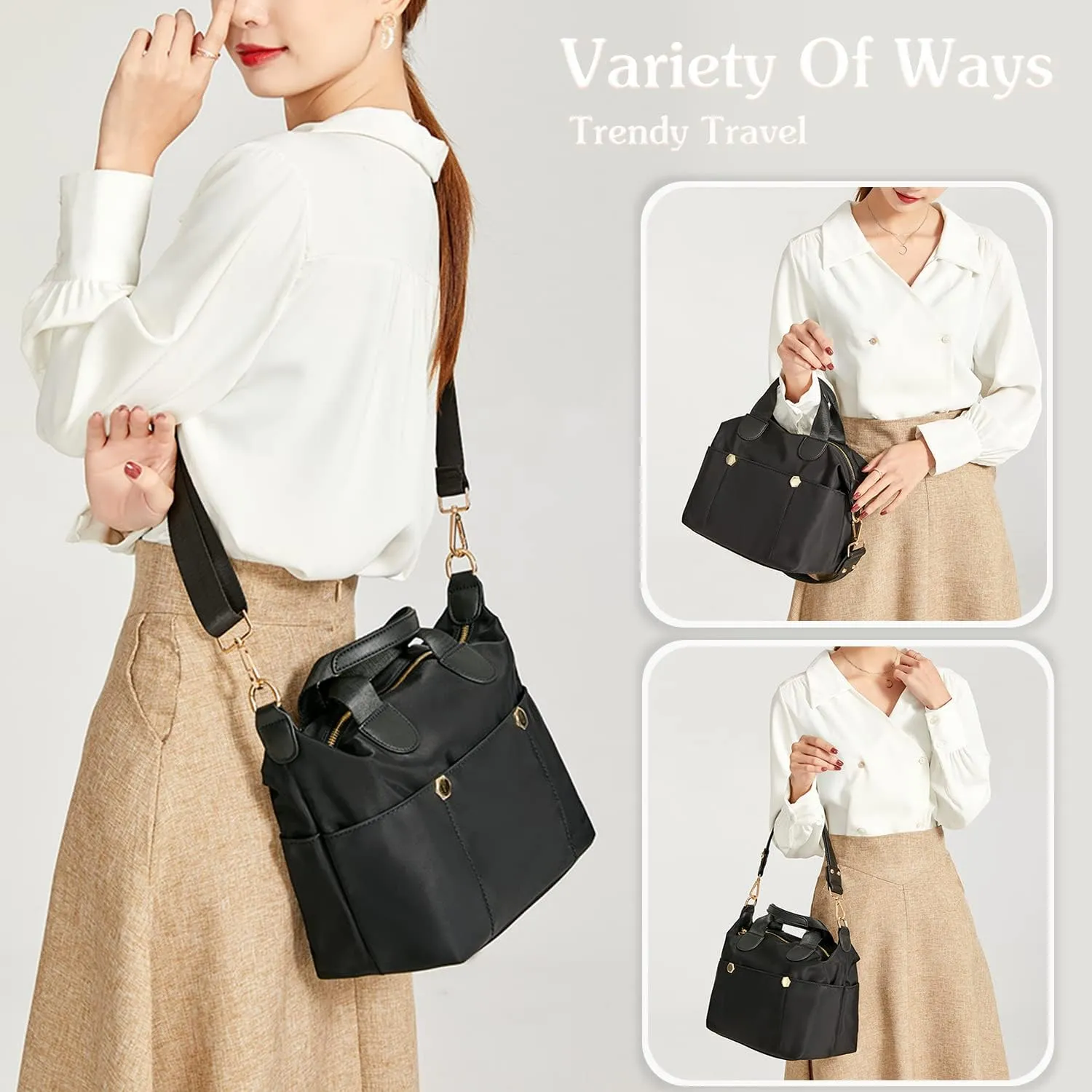 Katherina| Convertible Handbag for Travel and Everyday Use
