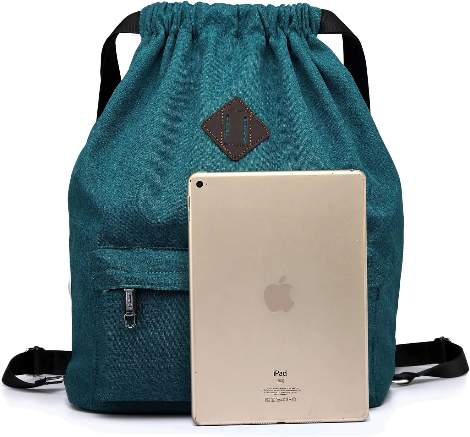 KAUKKO Drawstring Sports Backpack Gym Yoga Bag Shoulder Rucksack for Men and Women(1031-ARMY GREEN)