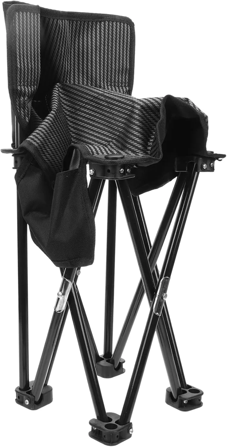 KESYOO Portable Folding Chair for Camping Fishing Outdoor Activities Lightweight Compact Design with Carrying Bag for Hiking Gardening and Beach Trips