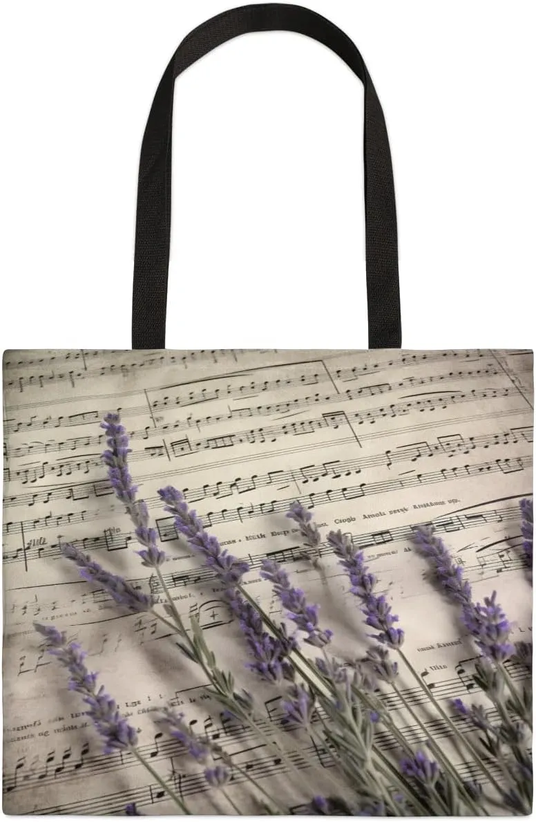 Kitten In Cup Canvas Tote Bag for Women Men Stylish Tote Handbag Shoulder Bag Reusable Grocery Bag