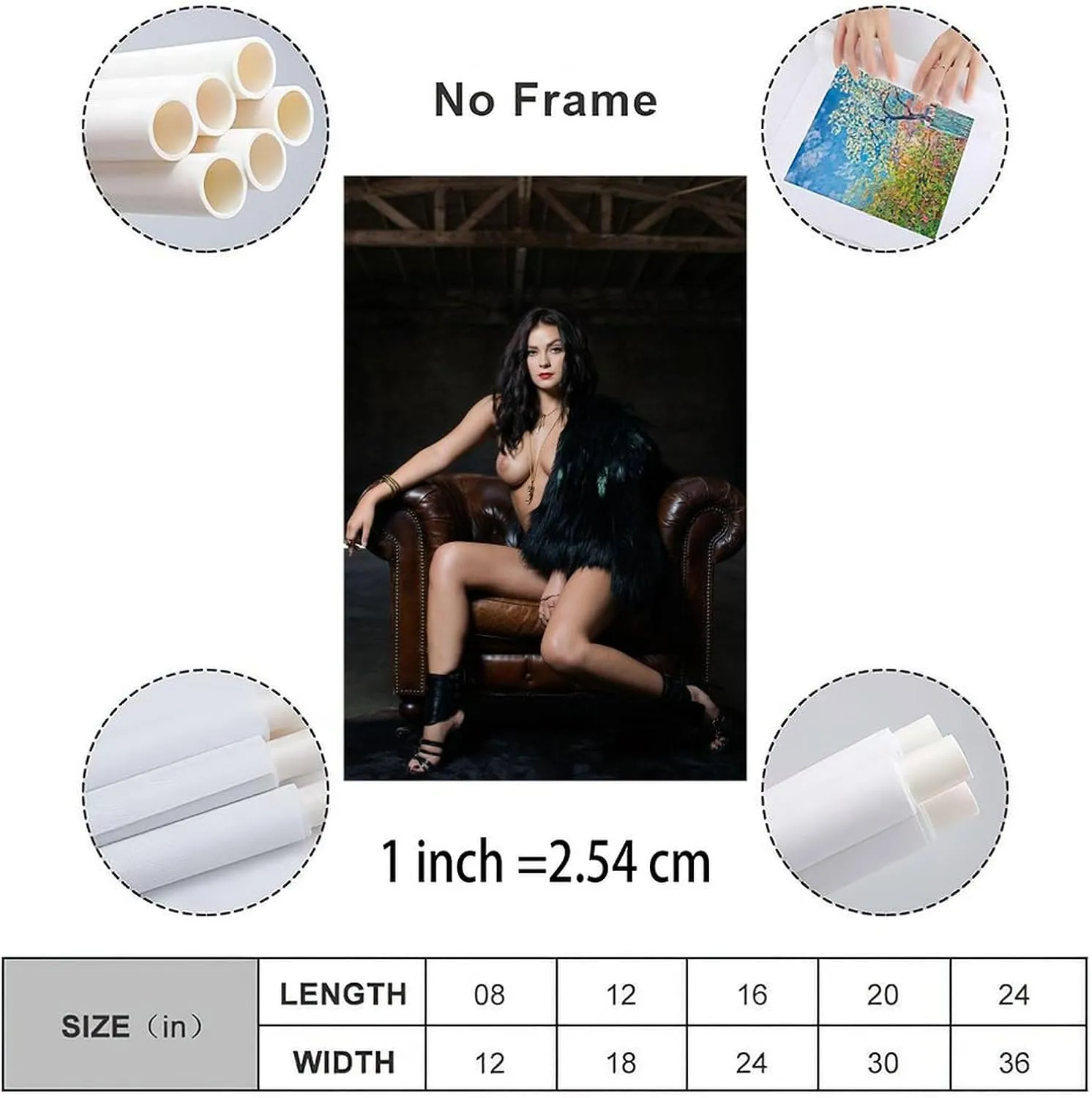 KLOTFD Alexandra Tyler Sexy Poster Canvas Painting Posters And Prints Wall Art for Living Room Bedroom Decor 12x18inch(30x45cm)