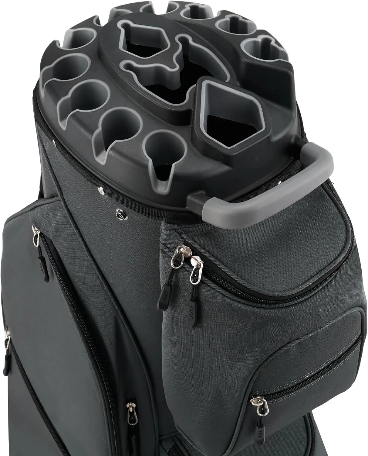 KVV 14 Way Top-Molded Organizer Cart Bag with Rain Cover, Full Length Divider, Spacious Cooler Pockets
