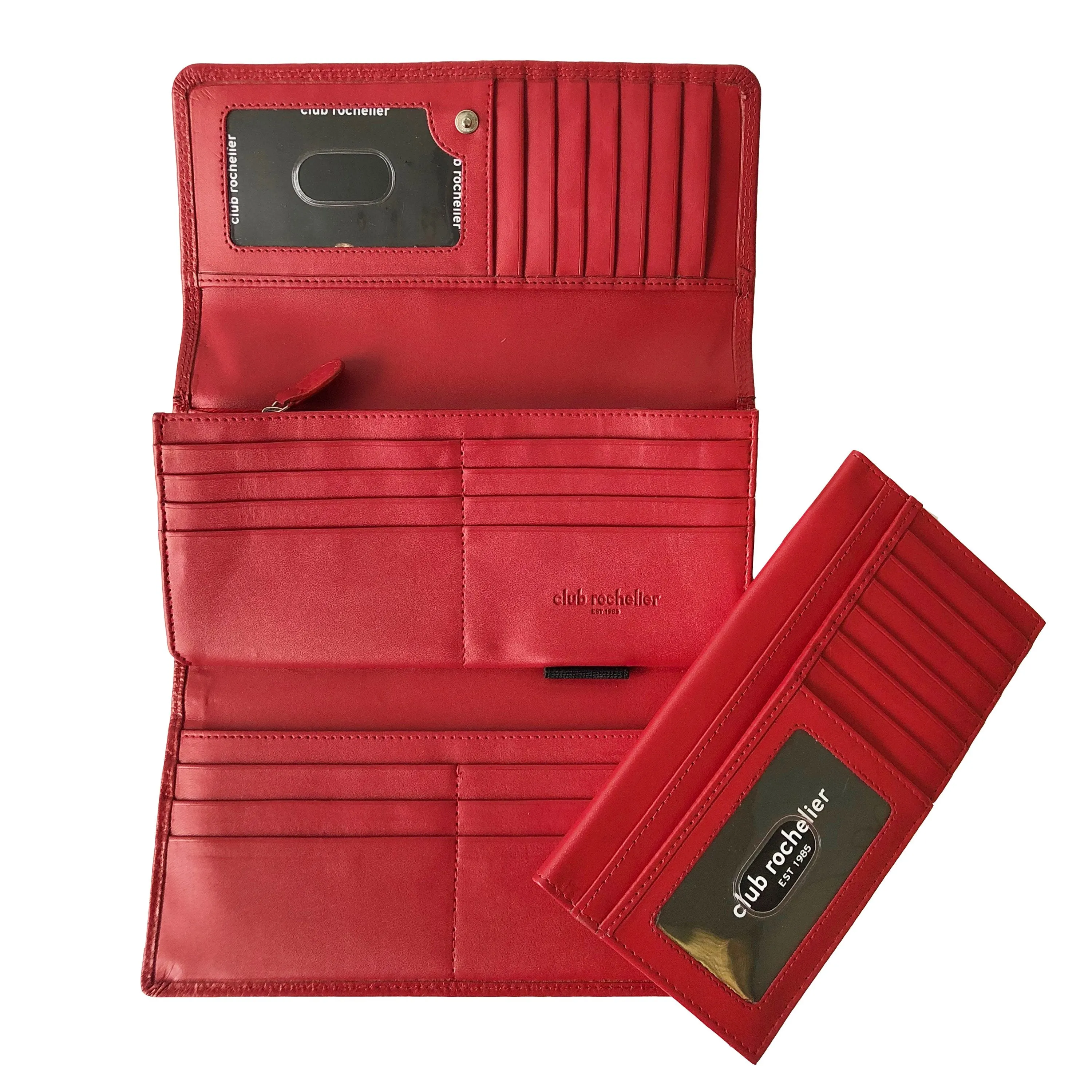 Ladies Clutch Wallet with Checkbook and Gusset