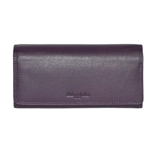 Ladies Clutch Wallet with Checkbook and Gusset