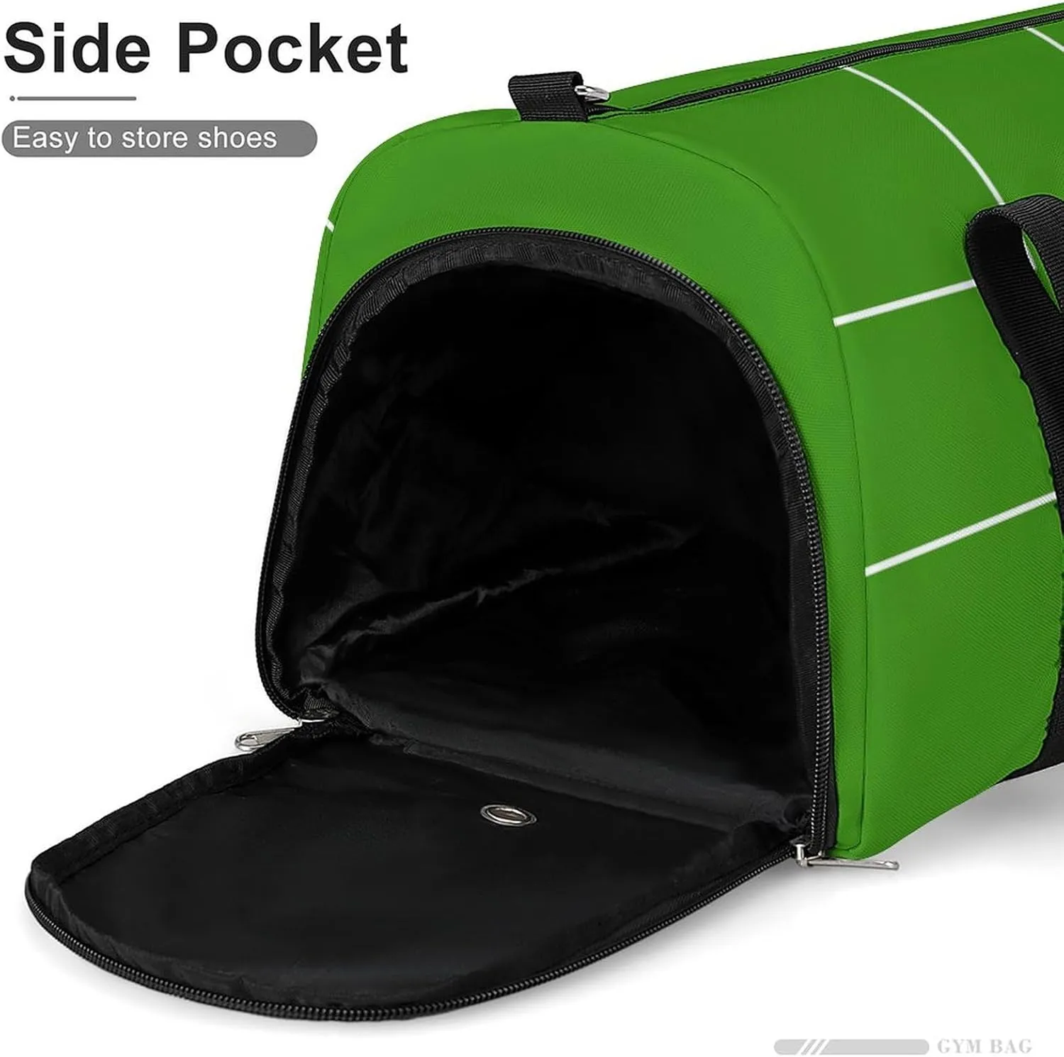 Ladonia Flag Sports Gym Bag for Boys Girls with Shoe Compartment Weekender