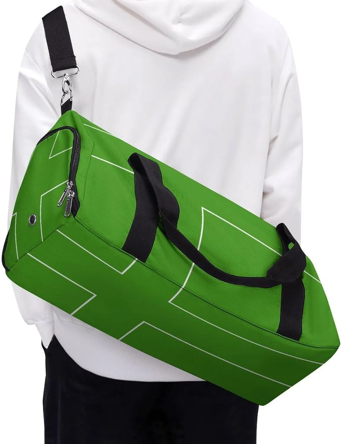 Ladonia Flag Sports Gym Bag for Boys Girls with Shoe Compartment Weekender