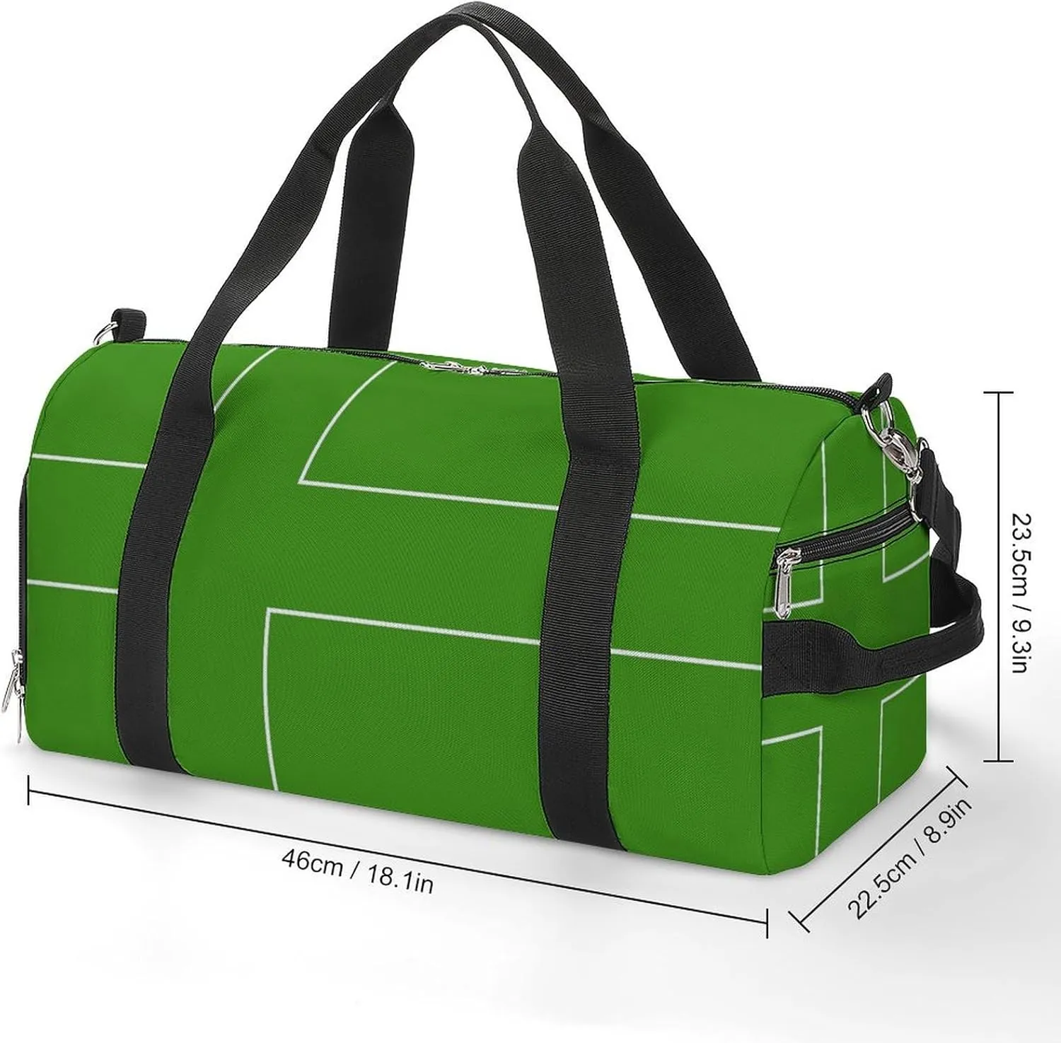 Ladonia Flag Sports Gym Bag for Boys Girls with Shoe Compartment Weekender