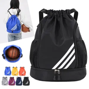 Large Capacity Couple Drawstring Basketball Printable Bags