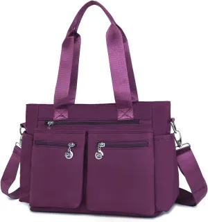 Large Tote Bag for Women, Waterproof Crossbody Purse With Multi Pockets, Shoulder Bag for Work