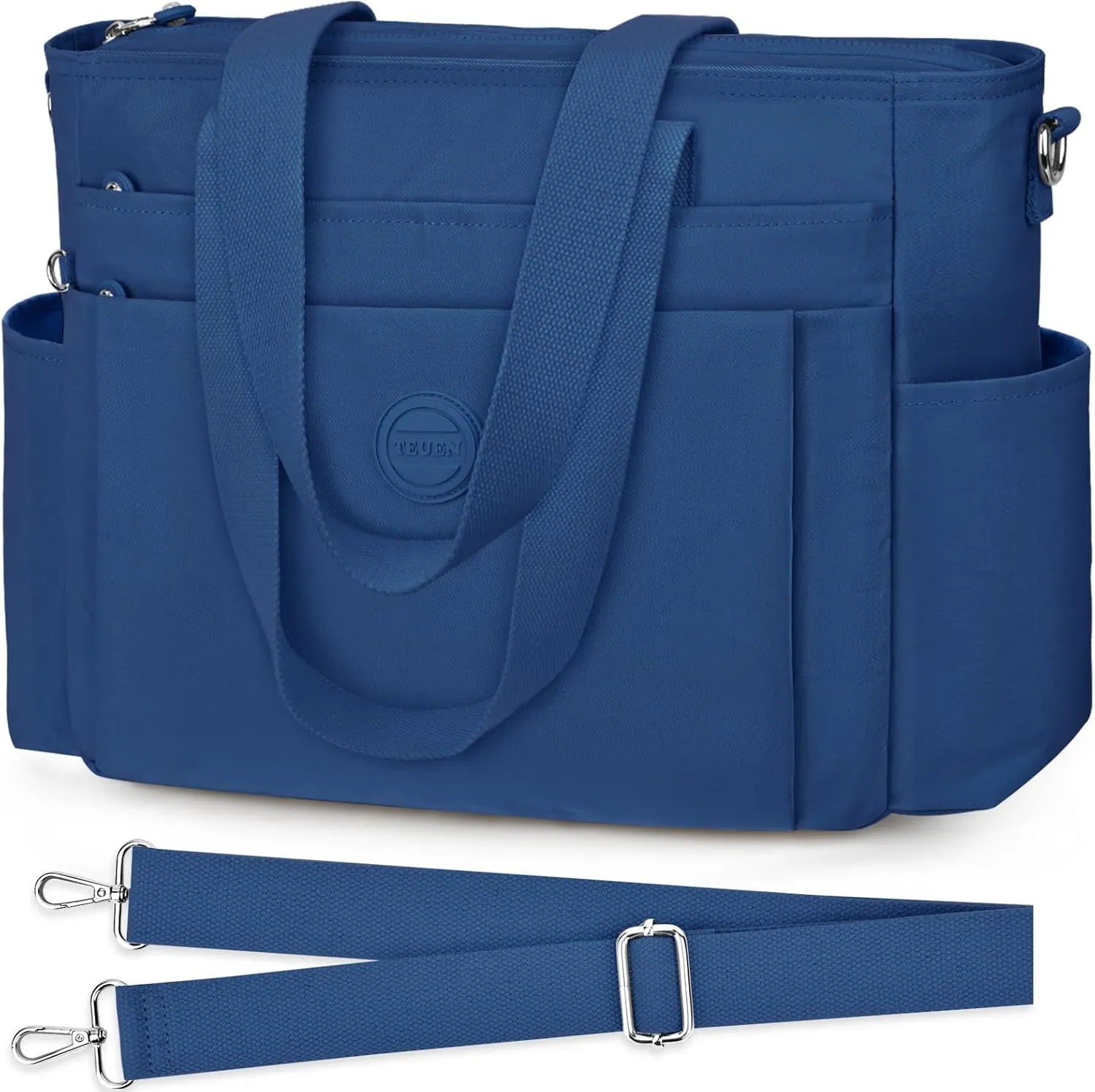 Large Tote Bag for Women, Waterproof Nylon Crossbody Tote Bag Shoulder Bag Carry On Bags for Travel Work Gym