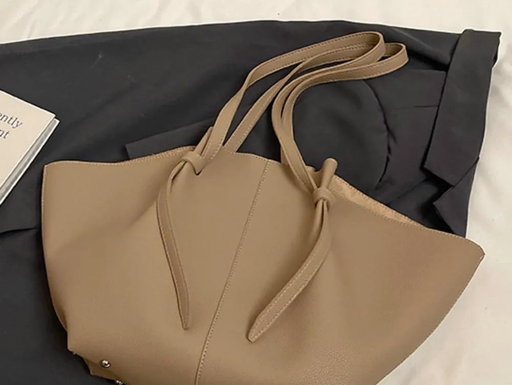 Large Tote Bag Women Trendy Pleated Shoulder Purses PU Leather Oversize Top Handle Handbags for Work Travel 2025
