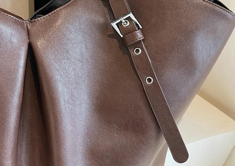 Large Tote Bag Women Trendy PU Leather Shoulder Purses Satchel Oversize Casual Handbags Work Dating College 2025