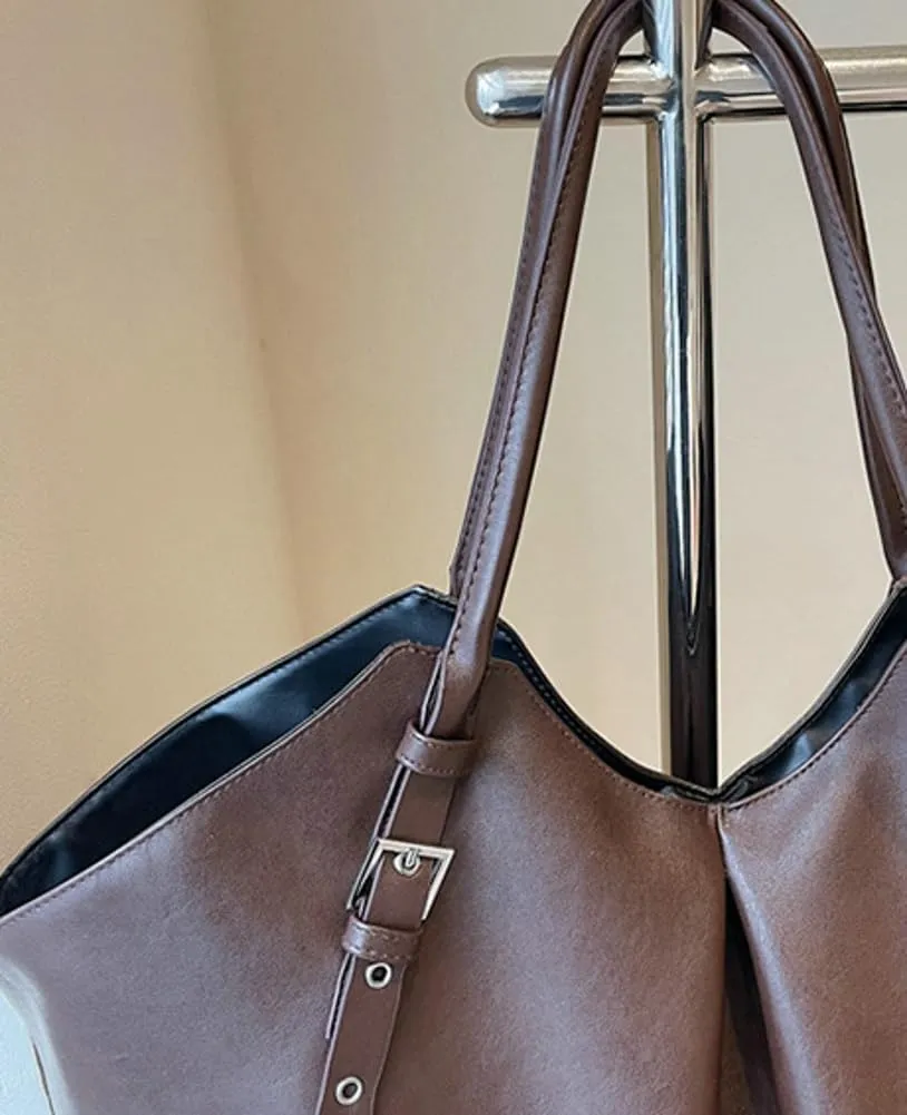 Large Tote Bag Women Trendy PU Leather Shoulder Purses Satchel Oversize Casual Handbags Work Dating College 2025