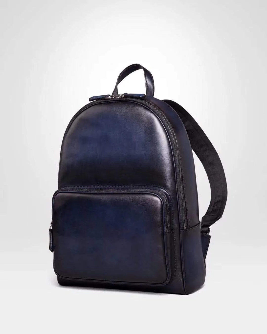 Large Vintage Smooth  Cowhide Leather Backpack