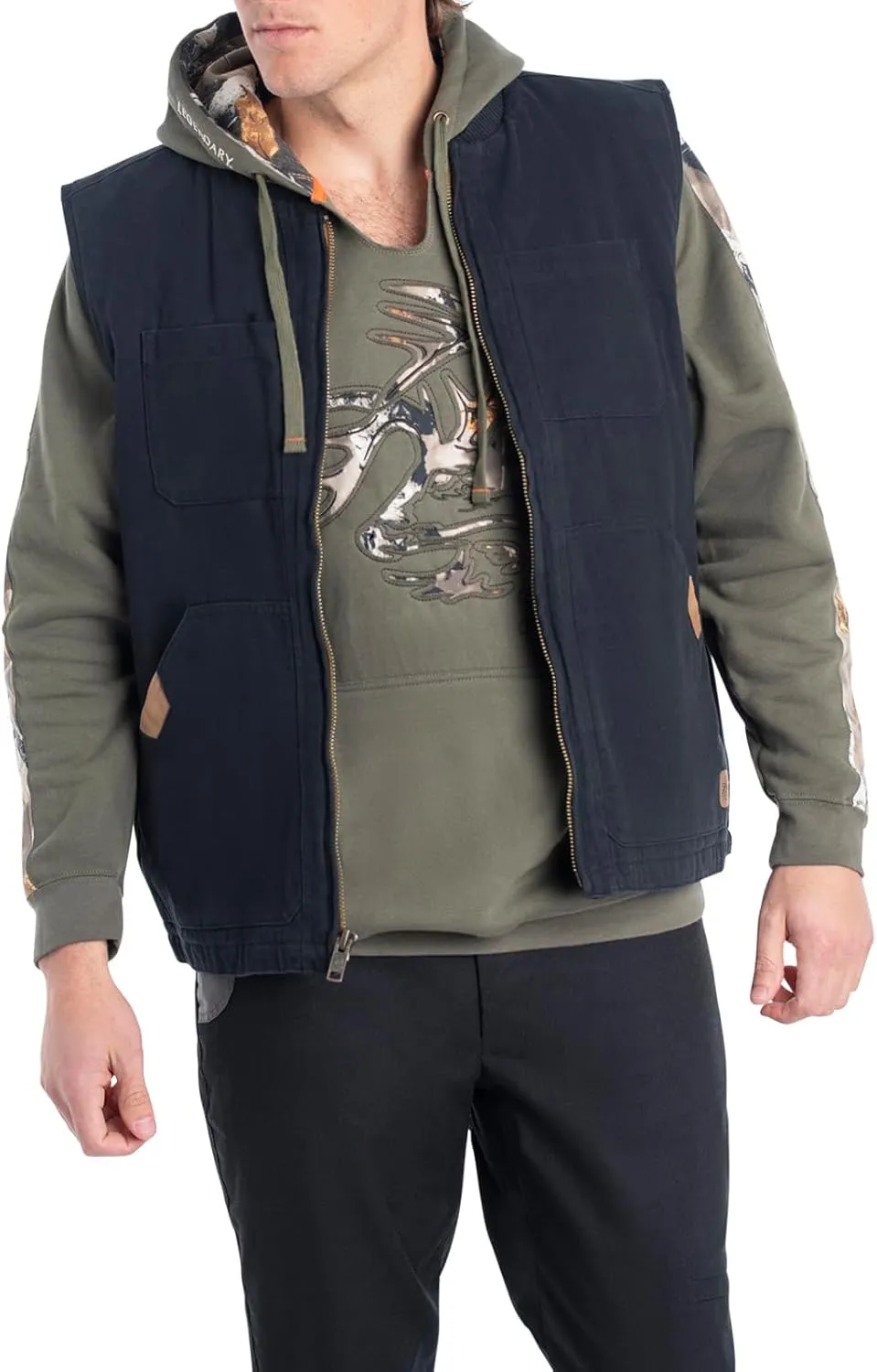 Legendary Whitetails Men's Canvas Cross Trail Vest