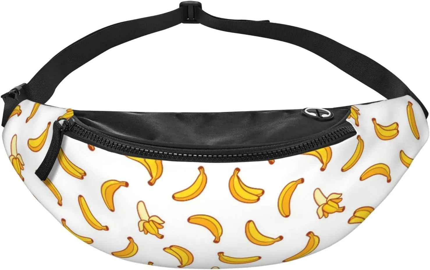 Leisure Sports Crossbody Bag Running Casual Hands-Free Wallets Waist Pack for Man Woman Father's Day for Dad Peeled Banana