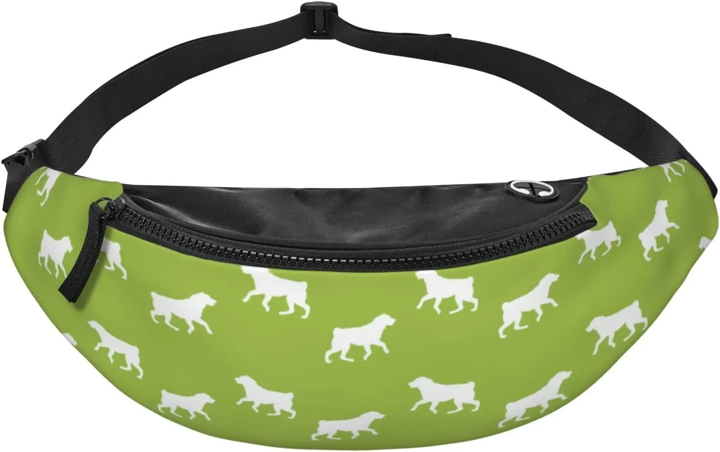 Leisure Sports Crossbody Bag Running Casual Hands-Free Wallets Waist Pack for Man Woman Father's Day for Dad Running Dog