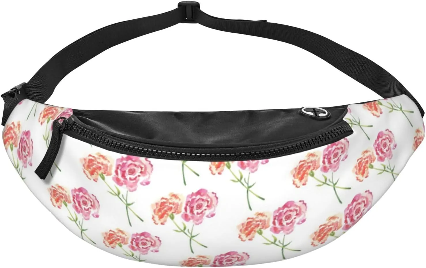 Leisure Sports Crossbody Bag Running Casual Hands-Free Wallets Waist Pack for Man Woman Father's Day for Dad Yellow Pollen Flower