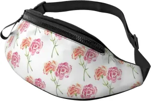 Leisure Sports Crossbody Bag Running Casual Hands-Free Wallets Waist Pack for Man Woman Father's Day for Dad Yellow Pollen Flower