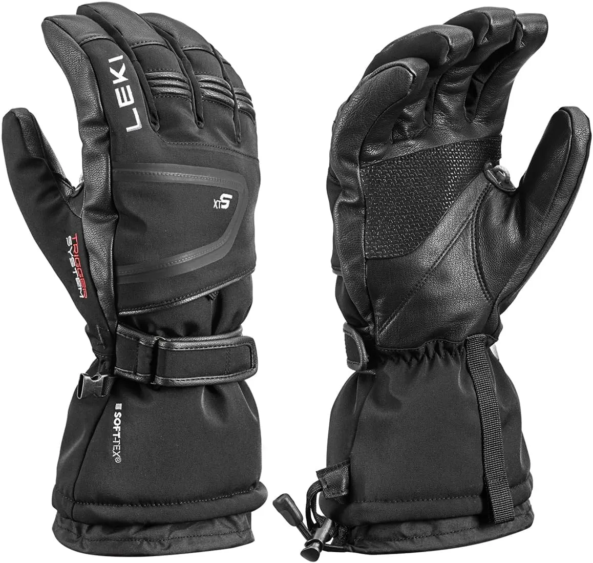 LEKI Detect 3D Primaloft Insulated Waterproof Gloves for Skiing, Snowboarding, & Cold Weather