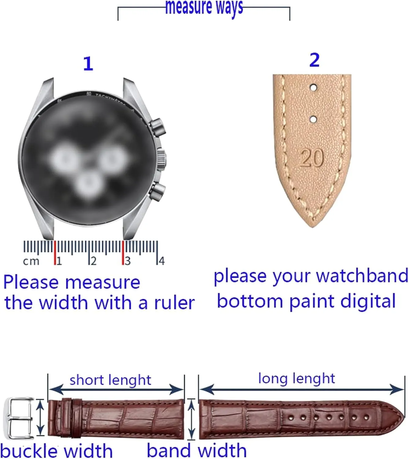 LEVINE watch strapStylish and elegant Watch Straps for Men Women,20mm/22mm Polished Pin Buckle Genuine Leather and Nylon Splicing Watch Strap for Smart Watch, Analogue Watch