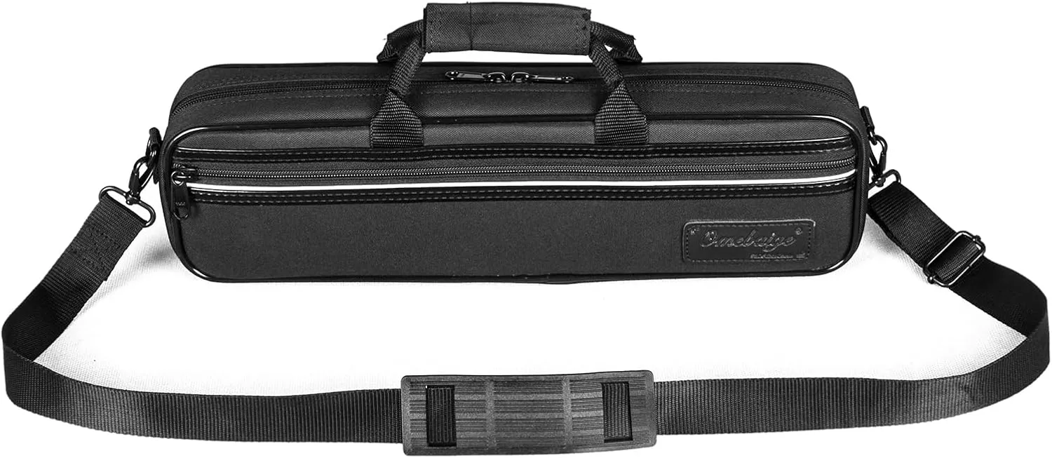 Lightweight Flute Case for B/C-Foot Flute, Flute Case Hard Shell, Flute Case Carrying Bag (BGA-FLUTE)