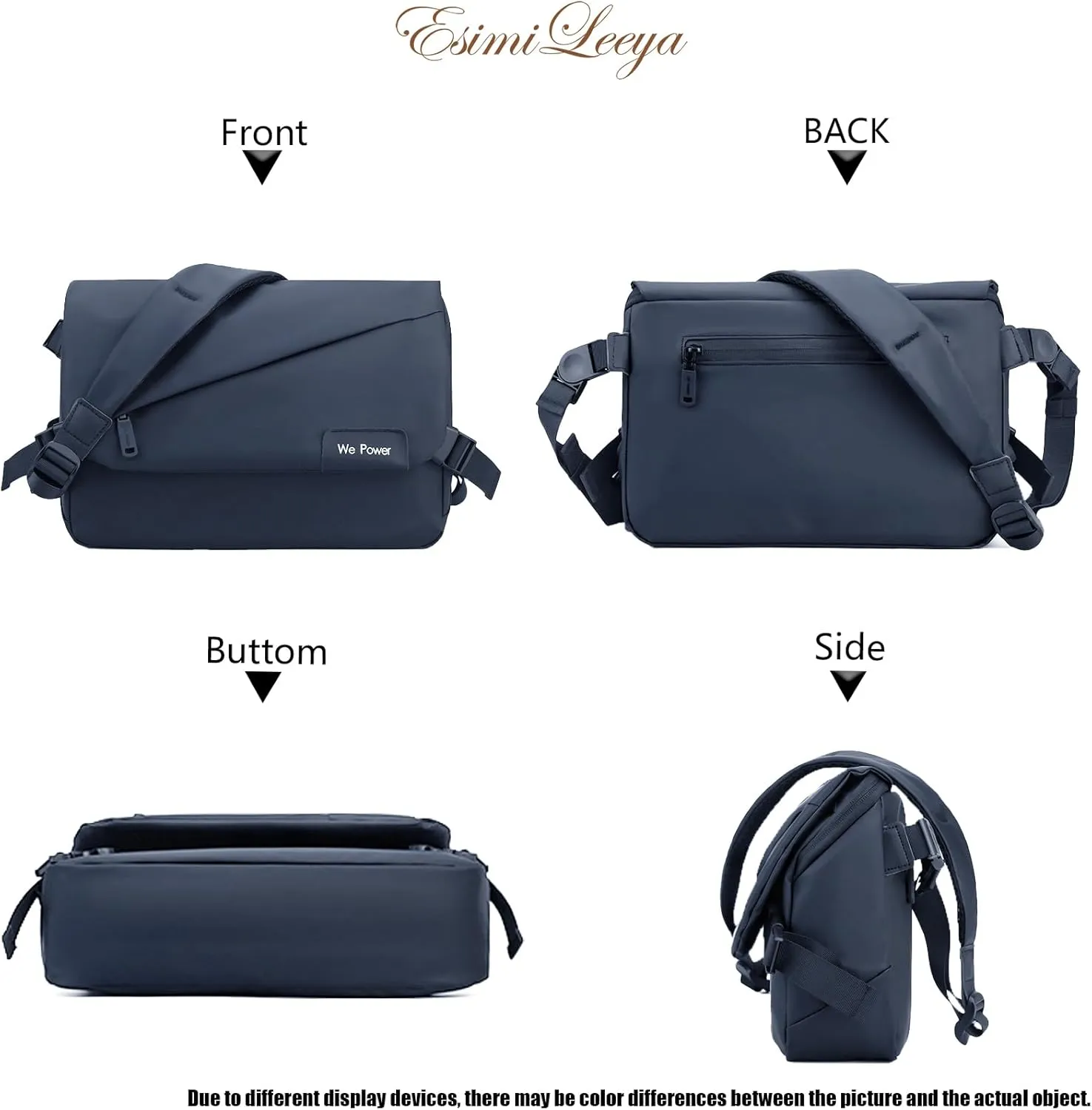 Lightweight Mens Messenger Bag Crossbody Waterproof Sling Shouler Bag for Men