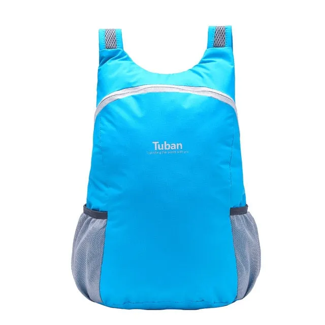 Lightweight Nylon Foldable Backpack Waterproof Backpack Folding Sport Bag Portable Men Women Backpack for Travel
