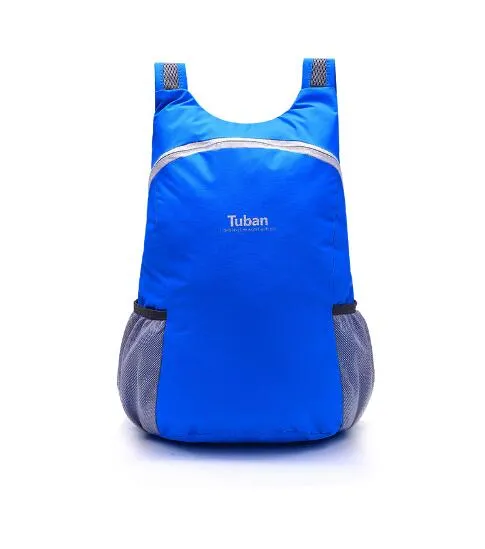 Lightweight Nylon Foldable Backpack Waterproof Backpack Folding Sport Bag Portable Men Women Backpack for Travel