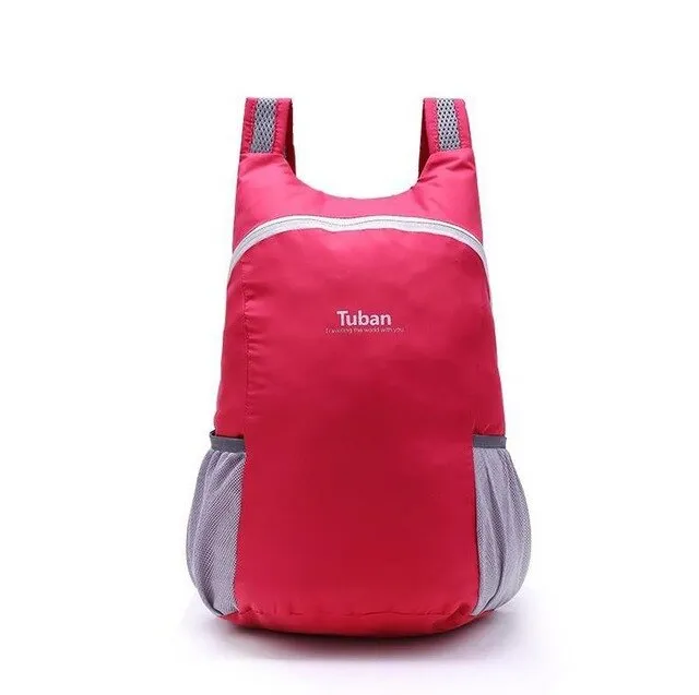 Lightweight Nylon Foldable Backpack Waterproof Backpack Folding Sport Bag Portable Men Women Backpack for Travel