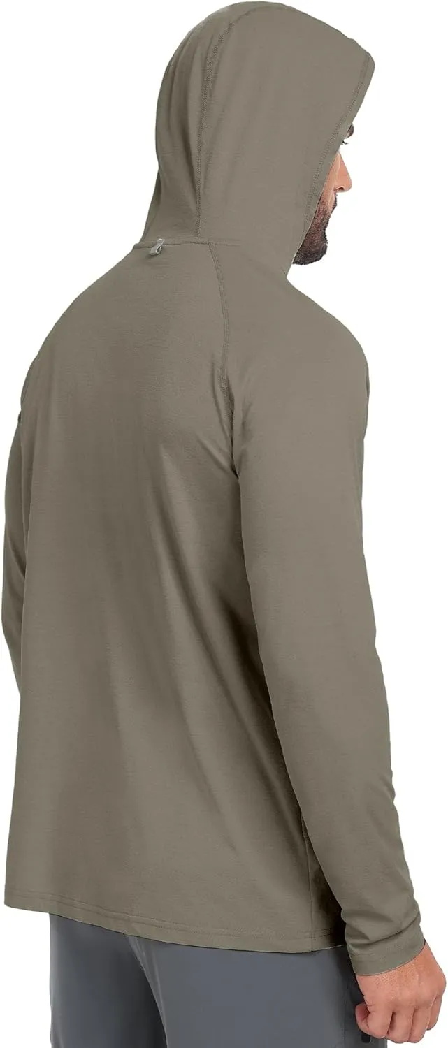 Little Donkey Andy Men's Quick Dry UPF Hoodie Shirt Long Sleeve Breathable UV Protection for Fishing Hiking