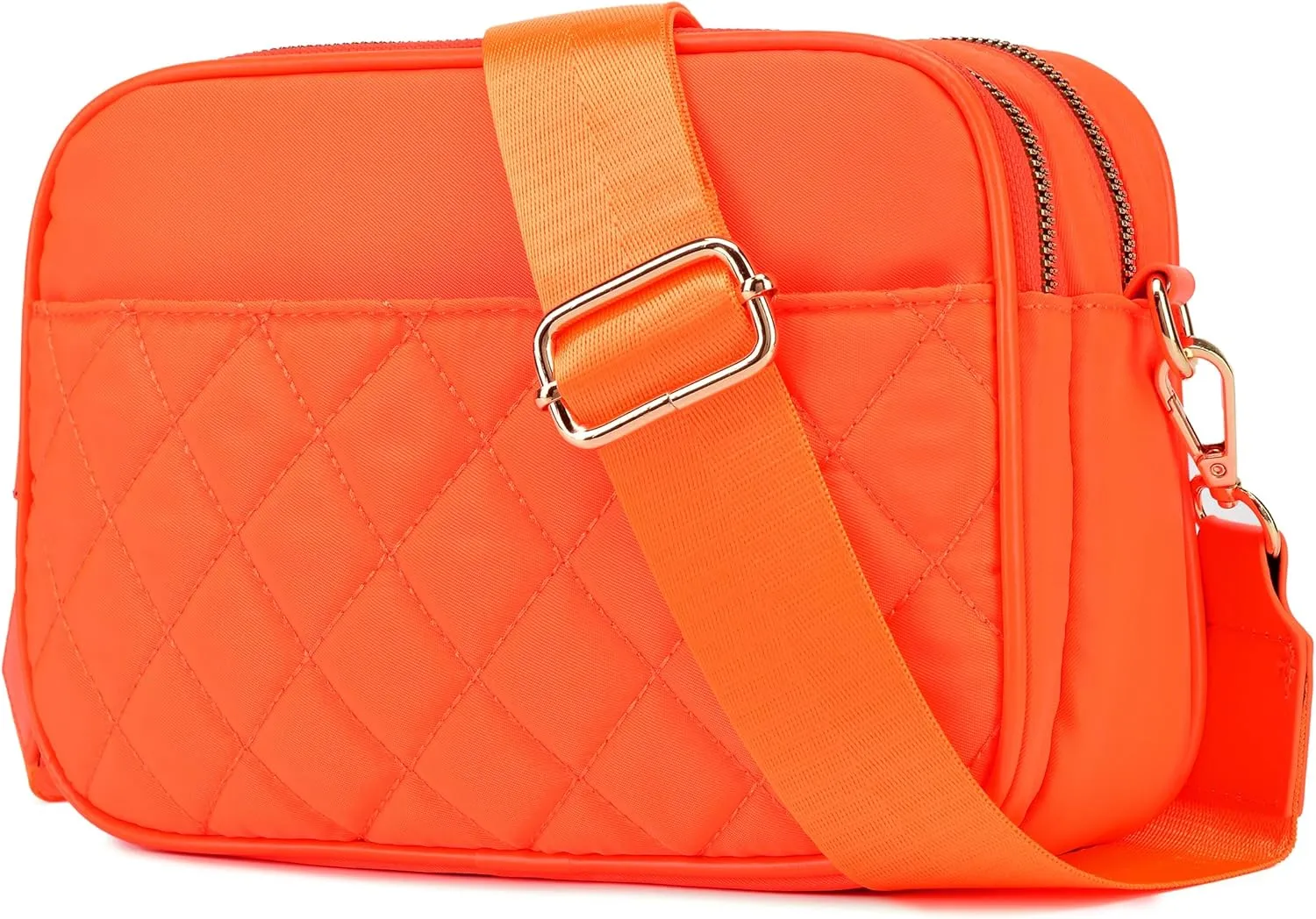 lola mae Crossbody Bags for Women Quilted Nylon Travel Shoulder Purse