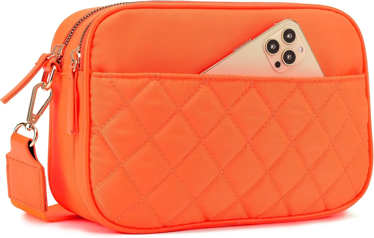 lola mae Crossbody Bags for Women Quilted Nylon Travel Shoulder Purse