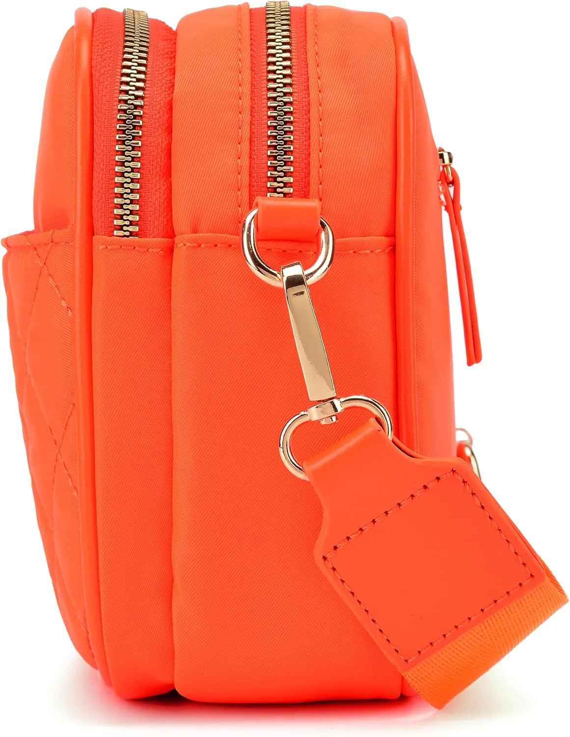 lola mae Crossbody Bags for Women Quilted Nylon Travel Shoulder Purse