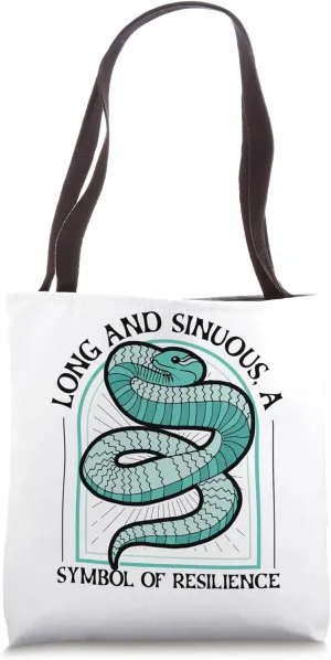 Long and sinuous - Herpetologist Snake Tote Bag