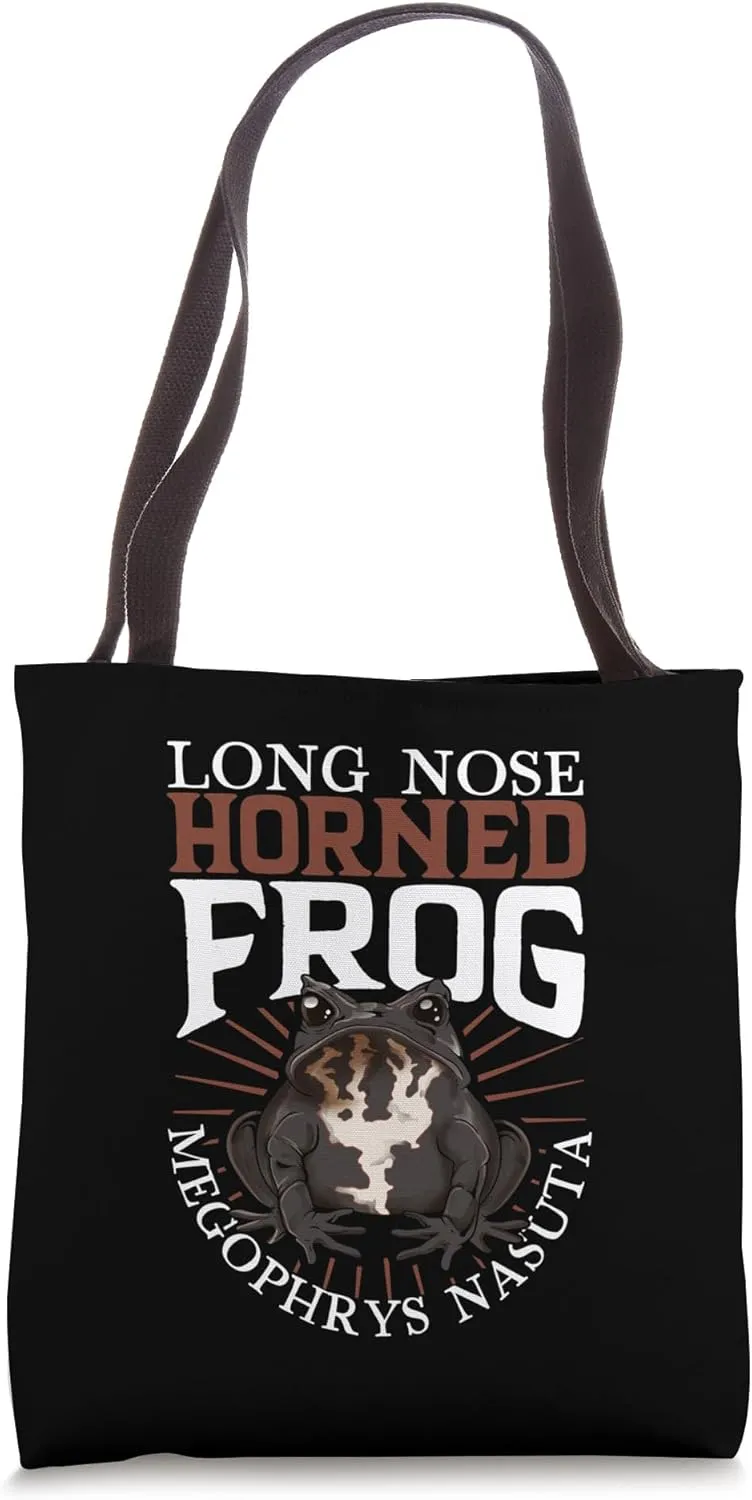 Long Nose Horned Frog Tote Bag