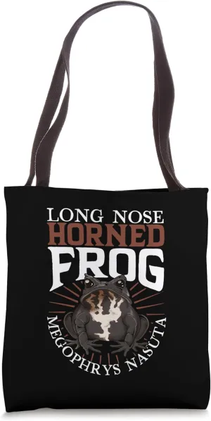 Long Nose Horned Frog Tote Bag