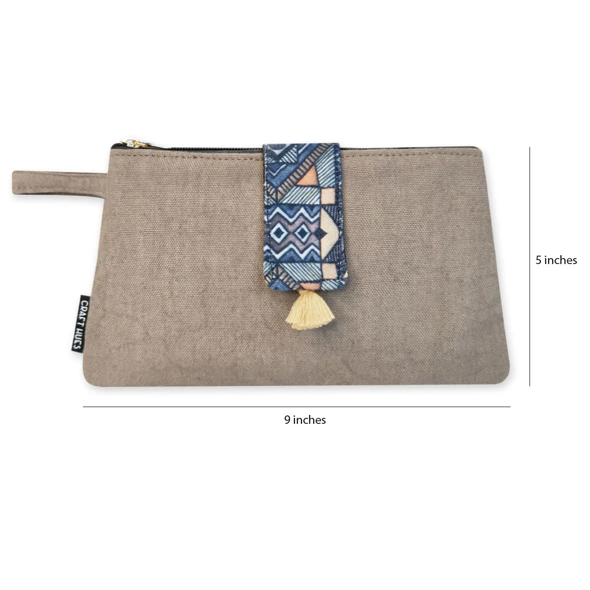 Long Plain Wallet Combo - Black/Grey