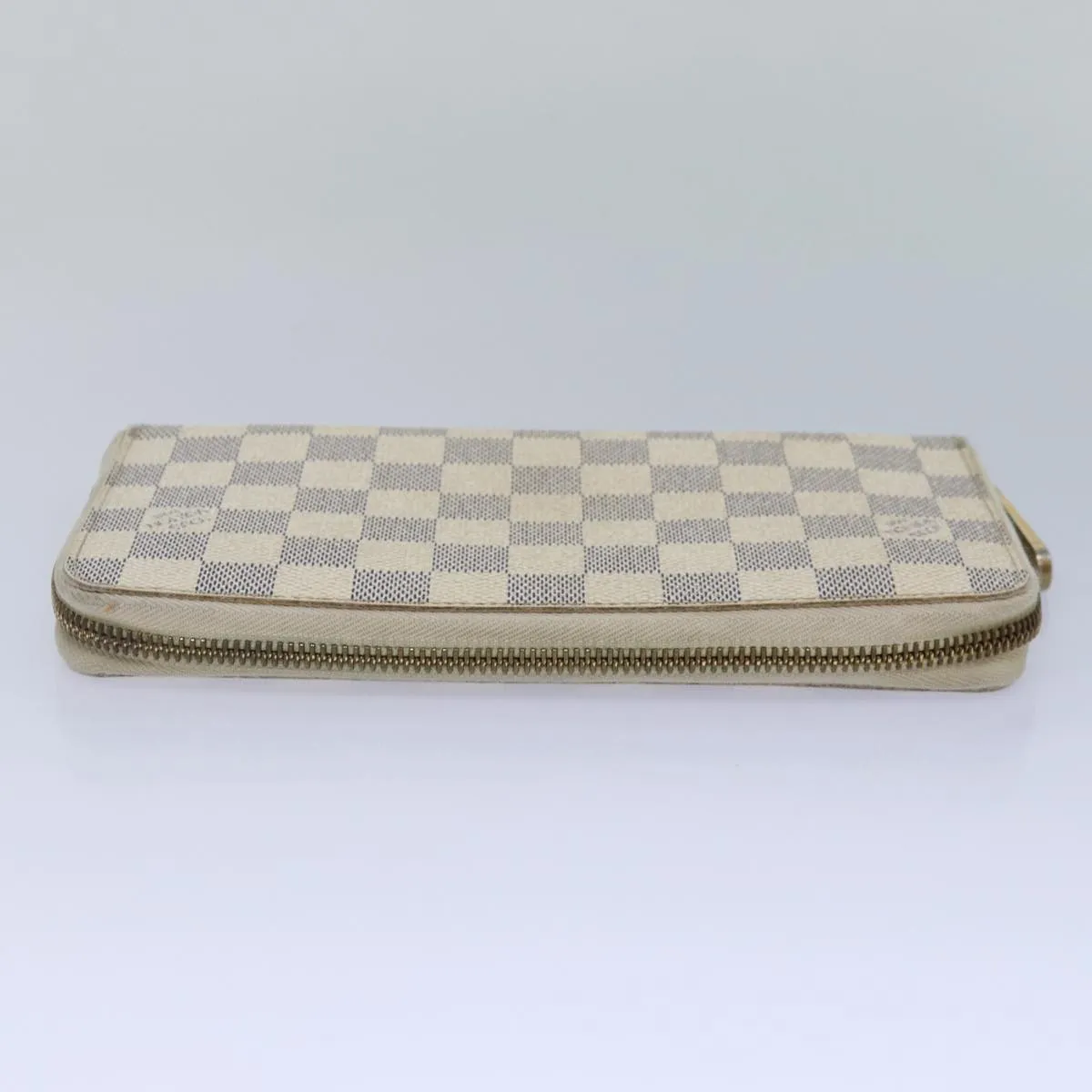 LOUIS VUITTON Damier Azur Zippy Organizer Long Wallet N60012 LV Auth 87358