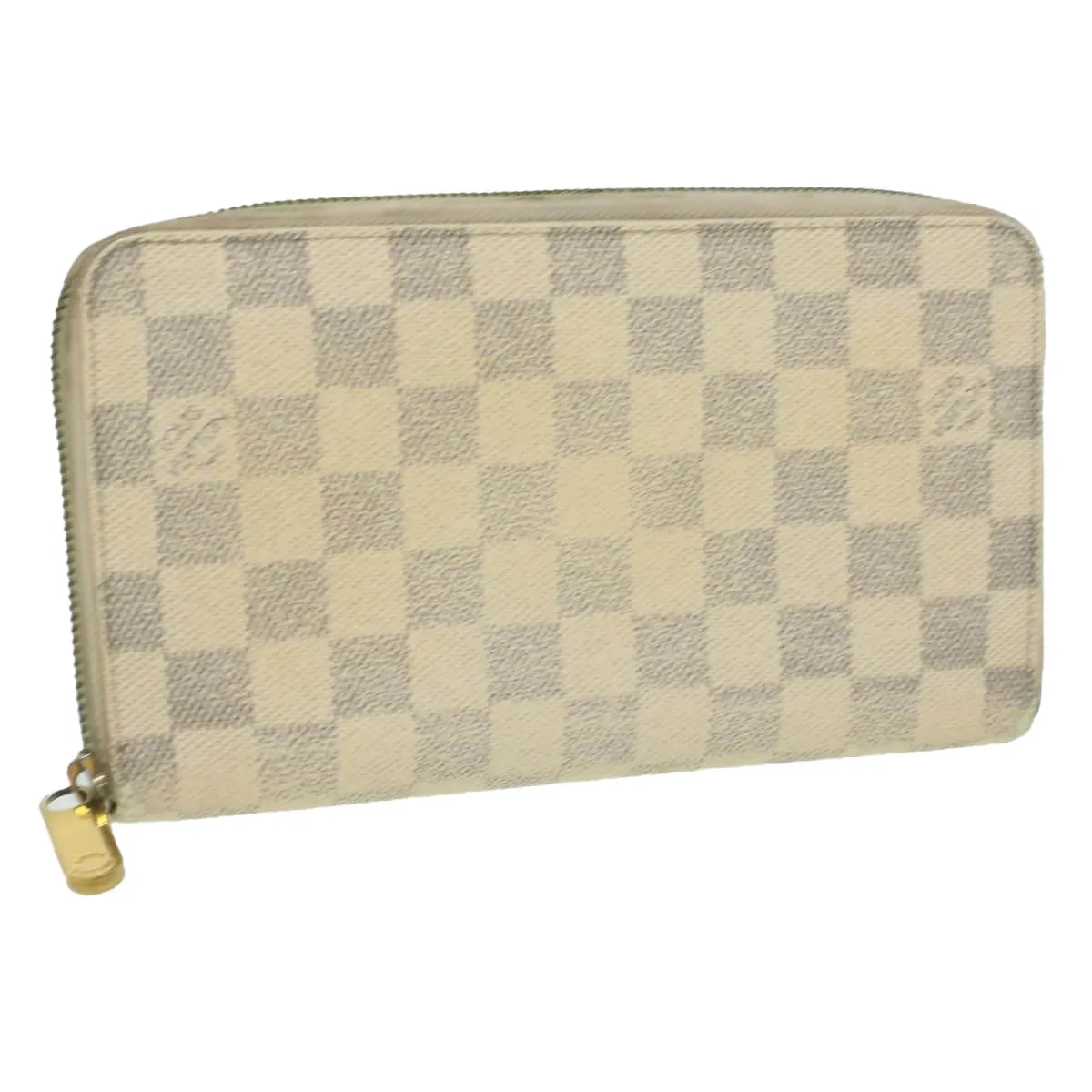 LOUIS VUITTON Damier Azur Zippy Organizer Long Wallet N60012 LV Auth th3380