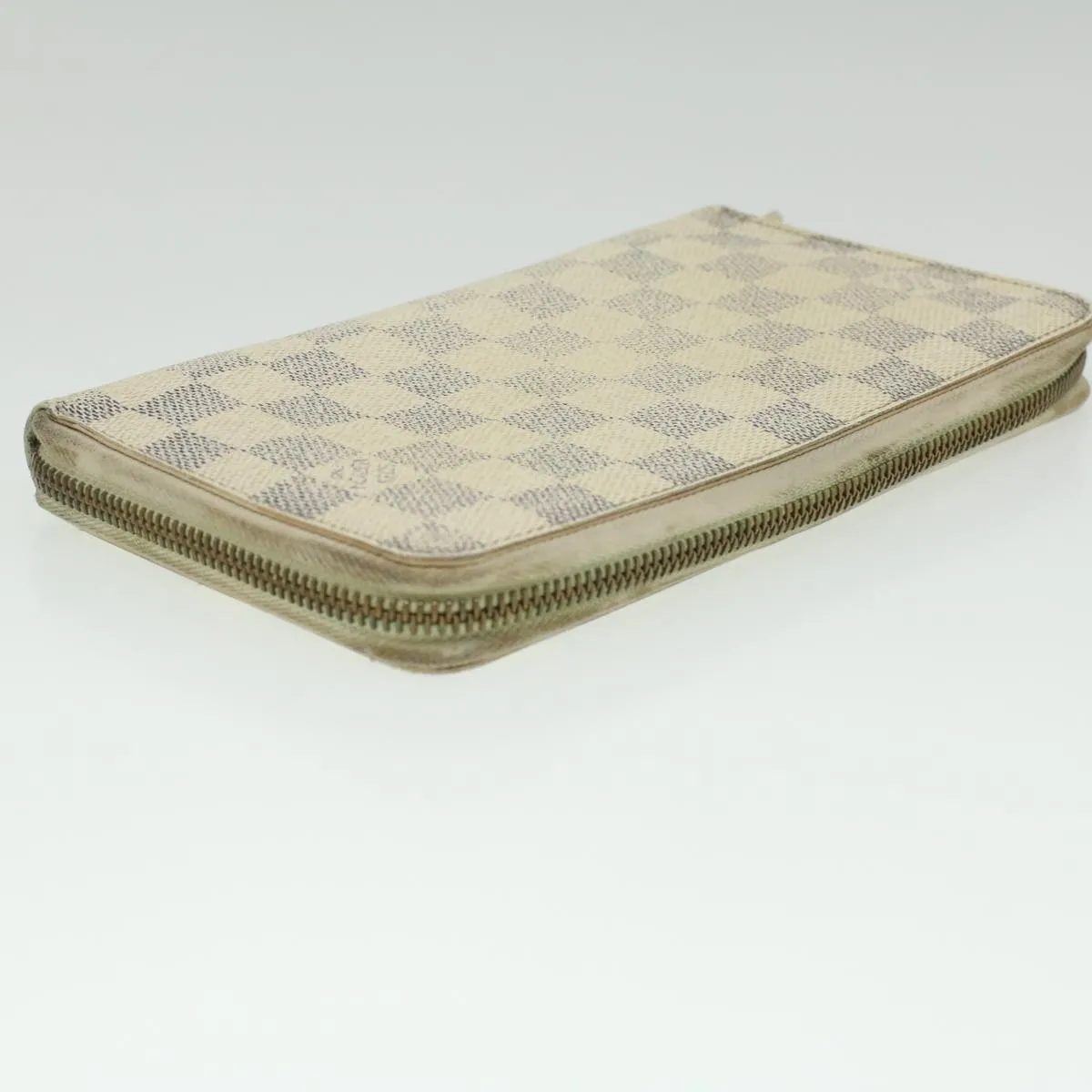 LOUIS VUITTON Damier Azur Zippy Organizer Long Wallet N60012 LV Auth th3380