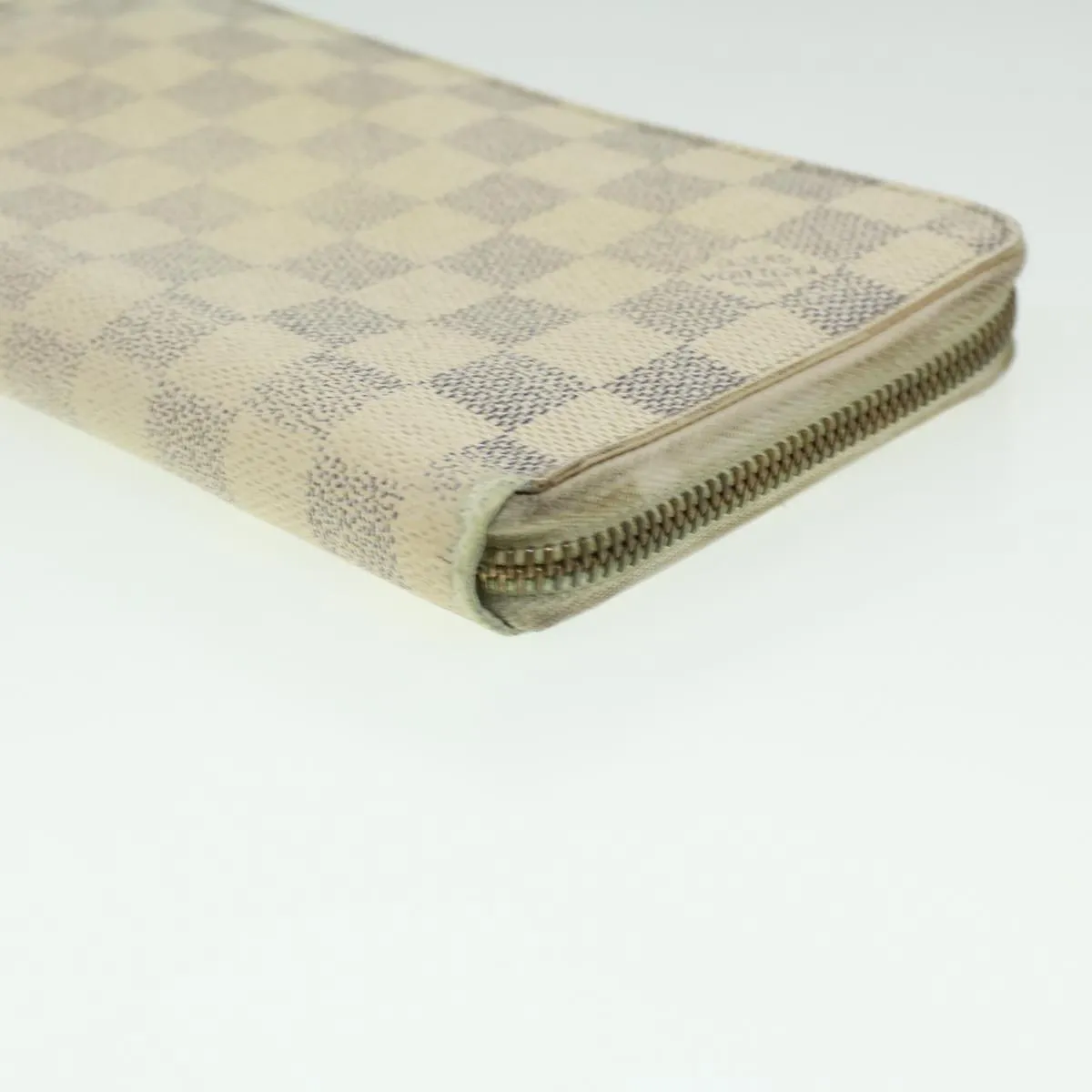 LOUIS VUITTON Damier Azur Zippy Organizer Long Wallet N60012 LV Auth th3380