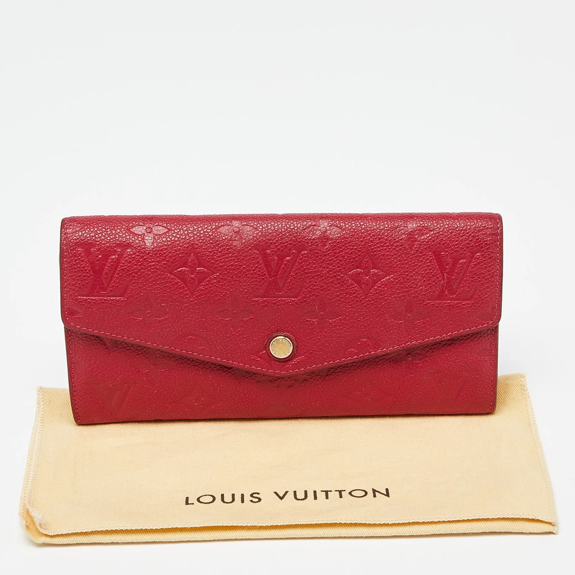 Louis Vuitton Jaipur Monogram Empreinte Leather Curieuse Wallet