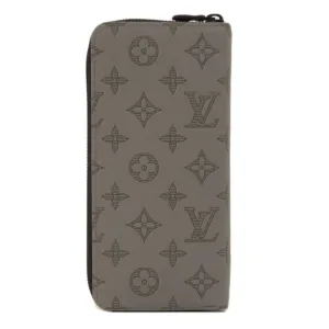 LOUIS VUITTON M81384 Zippy Vertical Monogram Shadow Long Wallet Canvas Men's