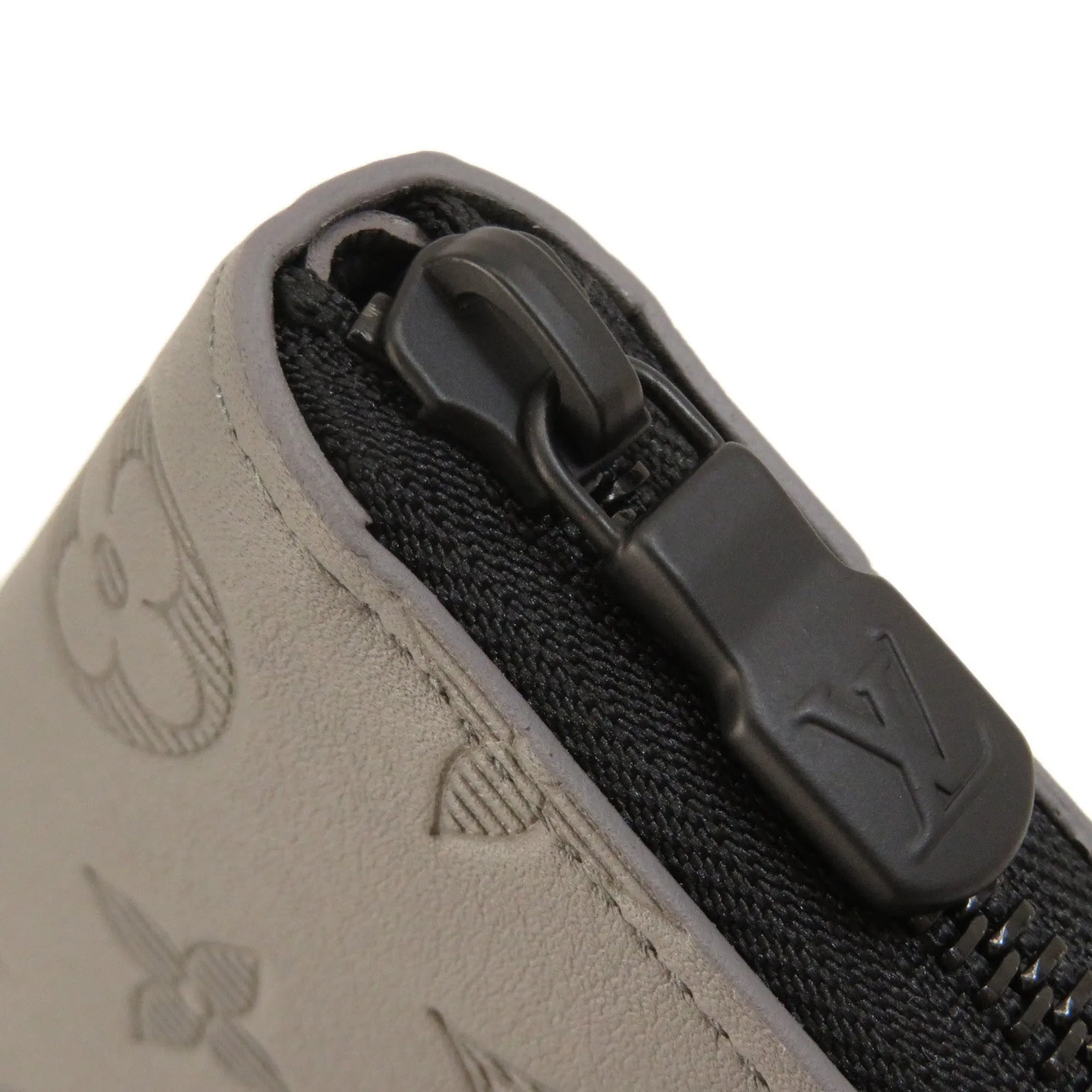 LOUIS VUITTON M81384 Zippy Vertical Monogram Shadow Long Wallet Canvas Men's